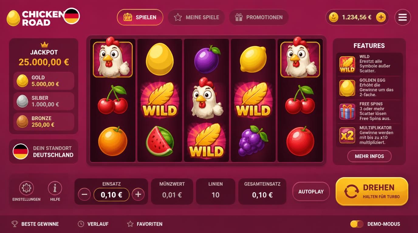 Vergleich Chicken Road vs deutsche Standards bei Freispielen.